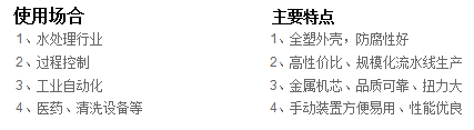 KLD160系列塑胶电动球阀(DN15-50)
