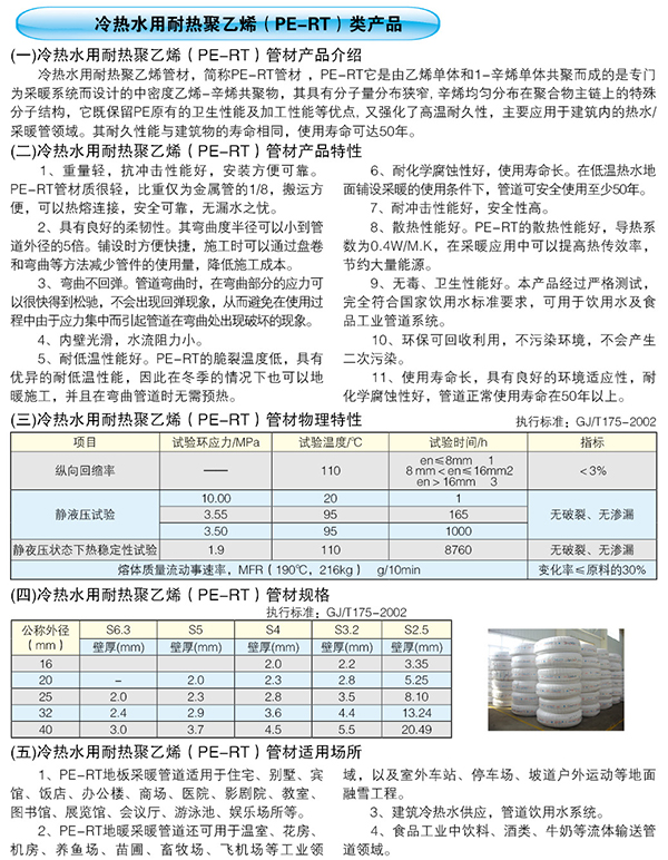 PE-RT地暖管